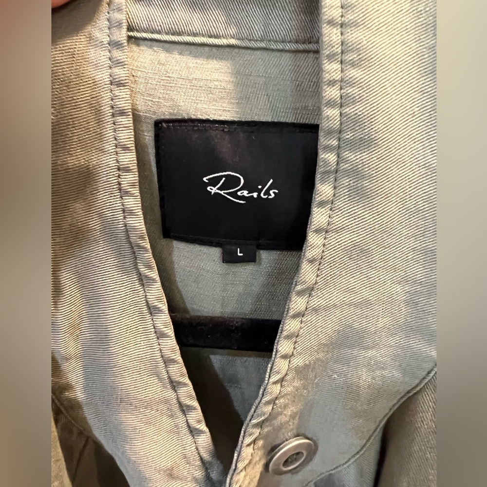 Rails Army Green Sahara Light Jacket - Women’s Si… - image 3